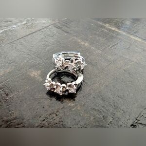 S925 Silver Flower Earrings For Women's Fashion High Quality Valentine